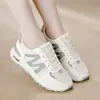 Zapatillas Versátiles de Moda y Tendencia, Zapatillas con Cuña Baja, Zapatos Casuales de Moda para Mujer, Zapatillas Blancas, Zapatillas Retro