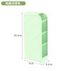 Porta-canetas Inclinado Caixa de Armazenamento de Plástico Transparente Porta-canetas Multi-grade Armazenamento Porta-canetas de Cosméticos Criativo Mesa Crianças Quatro Grades