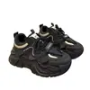 Zapatos Deportivos para Niñas 2026 Nuevo Primavera/Otoño Niños Medianos y Grandes Zapatos de Papá Viejo Niñas Ligeros Suela Suave Zapatos Casuales Invierno Más Terciopelo