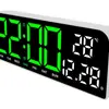 Nuevo Reloj Despertador de Pantalla Grande, Reloj de Escritorio LED Simple, Reloj Creativo, Reloj de Escritorio de Tamaño Grande, Se Puede Colgar 0707