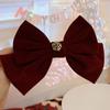 Headwear Red Christmas Hairpin para o Ano Novo Chinês Women's Head Clip 2022 Novo Outono e Inverno Hairpin Acessórios de Cabelo