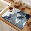 Tapete de Goma para Drenaje de Cocina, Tapete Protector de Mesa Aislante de Calor Sin Lavado, Tapete Drenante Absorbente de Agua, Aceite y Resistente a la Suciedad para Borde de Fregadero