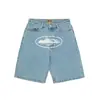 Pantalones de Pierna Ancha Hip Hop Callejero Transfronterizo Corteiz Alcatraz Bordados de Estrella Retro Pantalones Casuales Sueltos
