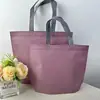 Bolsas de Tote No Tejidas Listas, Lisas y Personalizables con Logo, Bolsas de Regalo Estampadas con Calor, Bolsas de Compras Publicitarias
