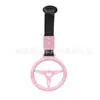 Cuerda de remolque adhesiva modificada para coche Anillo de tracción manual adhesivo de volante redondo JDM Correas de remolque para parachoques delantero y trasero