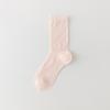 Calcetines de Malla de Seda de Morera Transpirables Frescos para Primavera y Verano para Mujer, Sin Hueso, Versátiles, Antibacterianos, Simples, Transpirables, Cómodos, de Caña Media