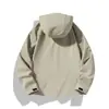 Cortavientos exterior para mujer en pareja, impermeable y a prueba de viento, chaqueta fina con capucha para primavera y otoño, adecuada para viajes al aire libre, senderismo y montañismo