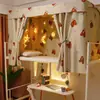 Cortina de Cama Gruesa con Fuerte Bloqueo de Luz para Litera Superior de Dormitorio, Cortina para Litera de Estudiante Universitario, Cortina Divisoria, Cortina de Ventana, Cubierta para Debajo del Escritorio
