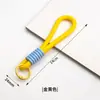 Lanyard de Corda Trançada Colorido Novo Feito à Mão para Celular Bolsa de Boneca Chaveiro Pingente de Joia DIY Acessórios Venda por Atacado