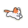 Tapete Flocado de Gato Fofo Estilo Coreano para Casa Sala de Estar Tapete de Chão Peludo Banheiro Vaso Sanitário Tapete de Chão Espesso Absorvente