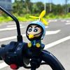 Bateria de carro elétrico carro bicicleta motocicleta decoração pequenos acessórios fofo novo enfeites de guidão boneca pato amarelo
