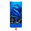 Toallas de Playa Suaves y Amigables con la Piel al por Mayor, Toallas de Microfibra con Impresión Digital, Secado Rápido para Nadar en el Mar, Toallas de Baño Personalizadas