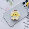 Espelho Sanrio tridimensional de desenho animado, suporte de airbag, espelho de maquiagem fofo, suporte de mesa flip, novo atacado para celular