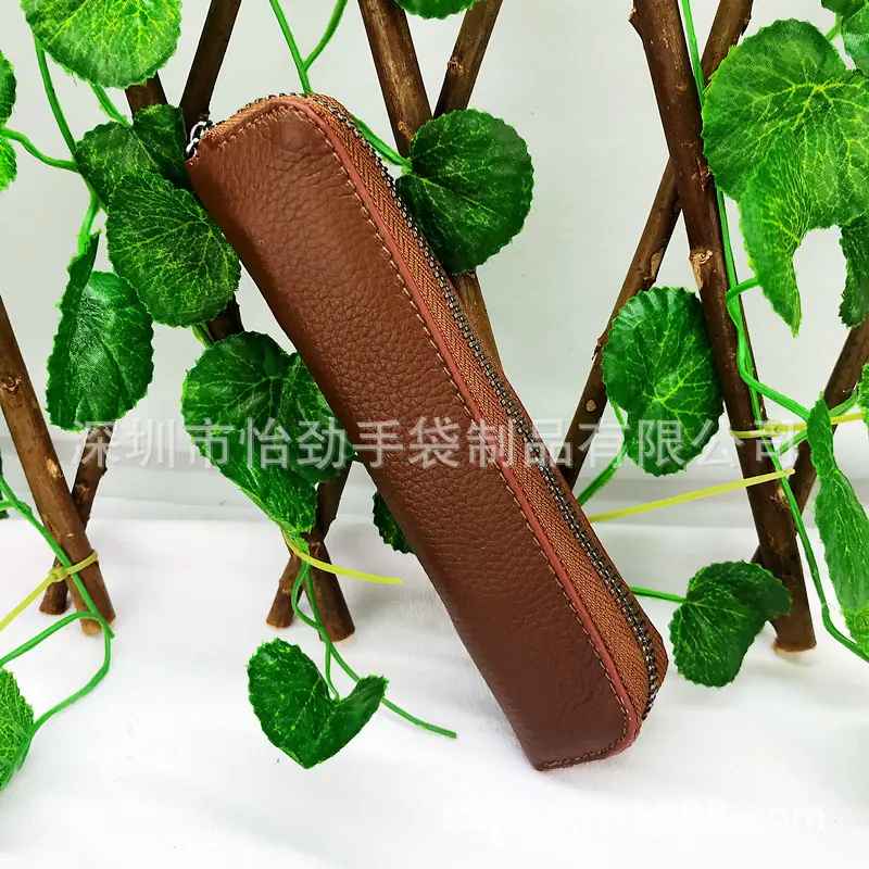 真皮仪器包
