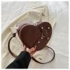 Rebite personalizado amor coração popular moda moda textura 2024 nova moda estilo ocidental bolsa de ombro crossbody para mulheres