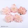 Traje de material DIY de flor de simulação rosa flor artificial flor de seda flor de grampo de cabelo flor de adorno de cabeça chapéu de estudioso flor pegajosa decoração de bolsa de dor