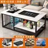 Mesa de Centro Sala de Estar Hogar Simple Moderno Oficina Mesa de Té Gongfu Juego de Té Juego Completo Mesa Integrada para Preparación de Té Simple
