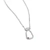 Collar Bolsa de la Suerte Estilo Ins Japonés y Coreano del Mismo Estilo del Blogger Chapado en Cobre y Plata Diseño Minimalista de Nicho Collar Versátil