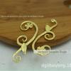 Acessórios para Joias Artesanais DIY Flor Tridimensional de Cobre Pingente de Cipó Enfeites Pendentes Acessórios Antigos para Penteados