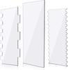 3 PCs transparente acrílico bolo raspador de cobertura raspador de bolo de creme fosco alisamento raspador cozinha ferramentas de cozimento