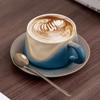 Design de Xícara de Café de Cerâmica Senso de Design Nicho com Pires Alto Valor de Cor Presente de Reunião Anual de Negócios Presente Prático de Acompanhamento Caixa de Presente