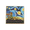 [Emblema Personalizado] Série de Pintura a Óleo Conto de Fadas Criativo Emblema de Arte Design de Nicho Desenho Animado Lindo Céu Estrelado Broche