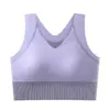 Sujetador deportivo sin costuras 0-sensación para mujer, copa de una sola pieza, hermoso diseño de espalda, adecuado para correr, aeróbicos y fitness, sujetador a prueba de impactos