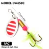 Señuelo Giratorio de Lentejuelas, Sequin Compuesto Giratorio Ponderado, Sequin Metálico Micro de Manivela Manual, Señuelo Artificial Biónico Equipo de Pesca