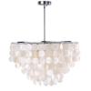 Nordic Simple Modern Shell Chandelier Quarto Sala de Estar Arte Criativa Internet Celebridade Ferro Iluminação Restaurante Transfronteiriço