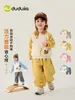 [Carnaval del Día Nacional 1 Pieza 10% de descuento] Conjunto de Otoño e Invierno para Niños de Dudu Sudadera para Niños Sudadera de Manga Larga para Niñas