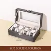 Caja de Almacenamiento para Relojes Negra de Madera Maciza con Cerradura, Compartimentos Múltiples, Gran Capacidad, Reloj de Pulsera, Caja de Exhibición Transparente de Vidrio
