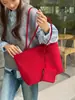 Bolso Tote de Gran Capacidad Estilo Coreano Moderno Versátil Estilo Simple Bolso de Hombro Único Sensación de Alta Gama Retro Casual Nicho Bolso de Axila