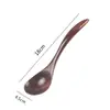 Colher de madeira atacado colher japonesa de cabo longo colher de mel colher de café colher de misturar talheres de madeira colher de arroz infantil colher de sopa