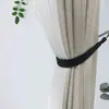 Directo de fábrica moderna simple algodón cortina correa correa cuerda tejida a mano trenzado creativa magnética hebilla de cortina cordón