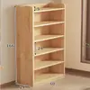 Estante de armazenamento de madeira maciça para livros, estante de chão para sala de estar, estante simples para crianças, multi-camada doméstica, quarto, estudante, escritório, armazenamento