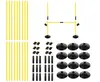 Marcadores de Treino de Futebol, Bandeiras de Canto, Bastões de Corrida em Forma de Cobra, Equipamento Esportivo de Basquete Infantil, Exercícios com Bastões, Cones de Estacionamento e Ré