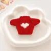 Ropa para Muñecas de 10 cm al por Mayor Ropa Tejida Atuendos Creativos Suéter Accesorios para Muñecas Muñeca de Algodón Ropa Pequeña para Muñecas