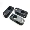 Componente de Suporte de Guarda-corpo Plástico de Corrente Flexível Braçadeira Cinza Braçadeira de Tubo Suporte Combinado Ajustável Base de Fixação de Nylon Suporte