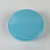 Caja Dental Reflectante Redonda Transfronteriza Caja Portátil para Guardar Retenedores Estuche para Bandeja de Dentadura Postiza Tipo Snap-On Ortodóntico