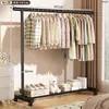 Simple tendedero de pie para ropa para uso doméstico, perchero engrosado para dormitorio, tendedero móvil para dormitorio, poste para secar ropa de balcón