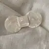 Pinza para el pelo con forma de lazo de flor de acetato, estilo idéntico al de una bloguera coreana, pinza de pico de pato, de aspecto elegante, linda, versátil, para flequillo