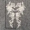 Blanco y negro I bordado de poliéster calado encaje soluble en agua para coser decoración DIY a juego accesorios para ropa accesorios para cuellos