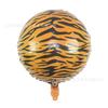 Novo 18 polegadas animal de couro padrão de filme de alumínio balão Tigre girafa leopardo impressão festa de aniversário decoração de palco bola de folha de alumínio