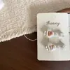 Presilha de Cabelo Laço com Contas de Estrela para Crianças, Elástico de Cabelo, Grampo de Cabelo, Presilha Lateral, Elástico