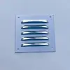 Ventilador de Rejilla de Acero Inoxidable Hierro Aleación de Aluminio Ventilación Pasante Campana Extractora Disipación de Calor Ventilación Placa de Rejilla Perforada a Prueba de Lluvia