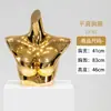 Soporte de exhibición de modelo de lencería, maniquí de medio cuerpo para escaparate de tienda de lencería, sujetador, accesorios para lencería masculina, cuerpo dummy electrochapado