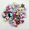 Rompecabezas de aleación cuentas de amor gota de aceite combinación de colores cuentas de amor accesorios para joyería hecha a mano DIY material para colgar en bolsa pulsera