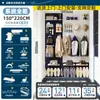 Tienda de Ropa Perchero Tablero Perforado de Pared Estante de Almacenamiento Completo Accesorios DIY Patrón de Logotipo de Marca Impresión