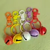 Cor Cachorro Fivela Sino Chave Pendurar Acessórios diy Artesanal Pintura Metal Joias Cor Doce Bolsa Pequeno Pingente