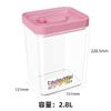 Tarro sellado transparente de grado alimenticio, tarro portátil para almacenar refrigerios y granos, caja de conservación de PET para almacenamiento en la cocina.